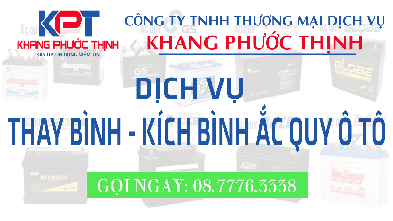 Dịch vụ cứu hộ bình ắc quy công ty Khang Phước Thịnh