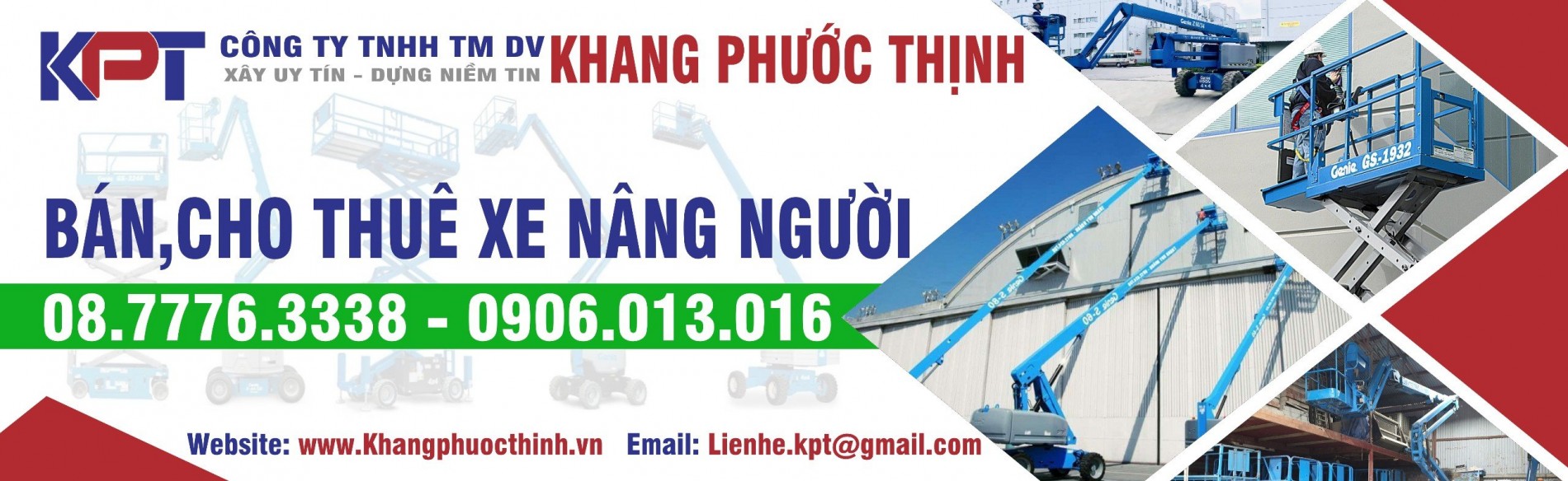 Cho thuê xe nâng người tại Long Điền