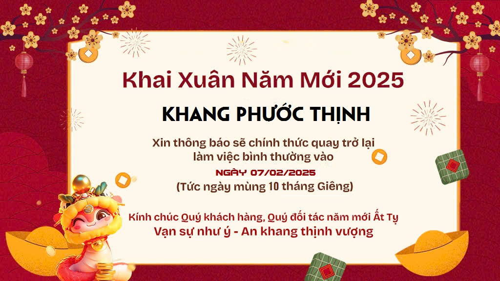 Khai xuân 2025 Khang Phước Thịnh