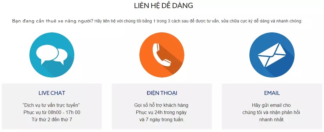 Liên hệ Dịch vụ cho thuê xe nâng người Khang Phước Thịnh